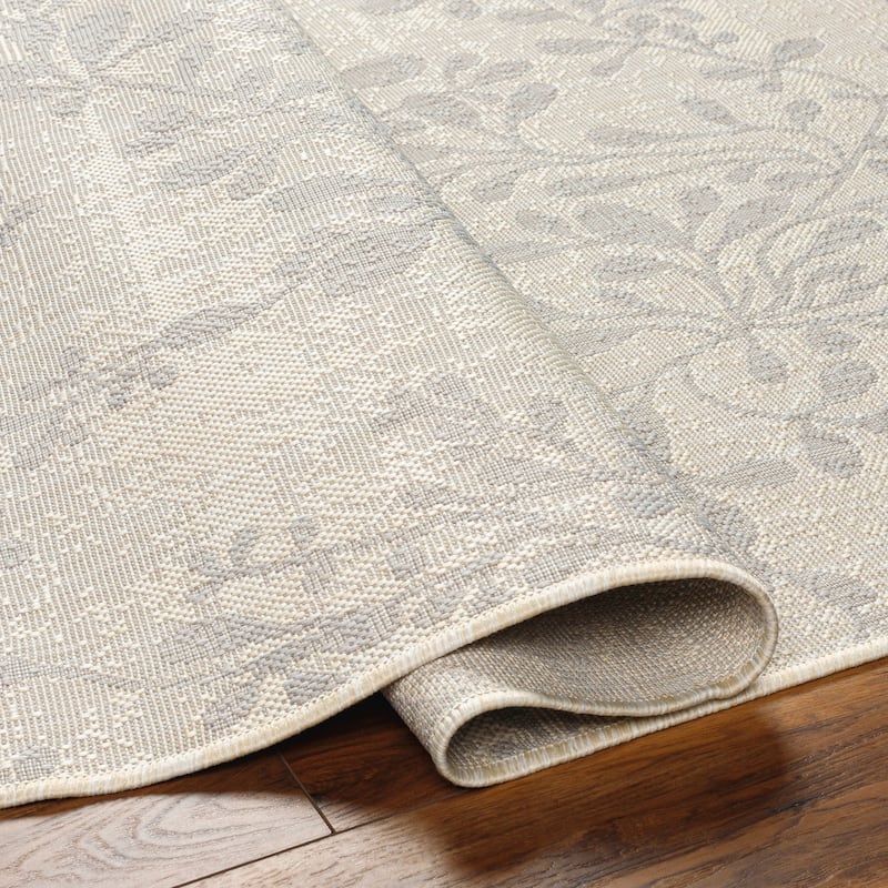 Livabliss Ravello Shabby Chic Floral Indoor/ Outdoor Area Rug