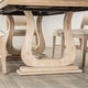 preview thumbnail 2 of 5, Furniture of America Eira Distressed Natural 90-inch Wood Extendable Dining Table