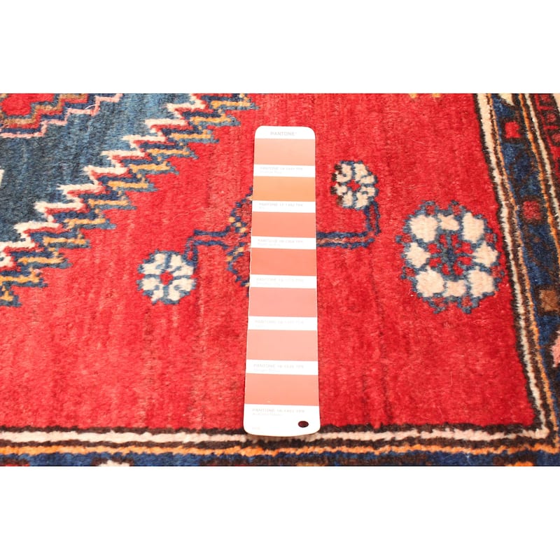 ECARPETGALLERY Hand-knotted Konya Anatolian Red Wool Rug - 3'10 x 7'3