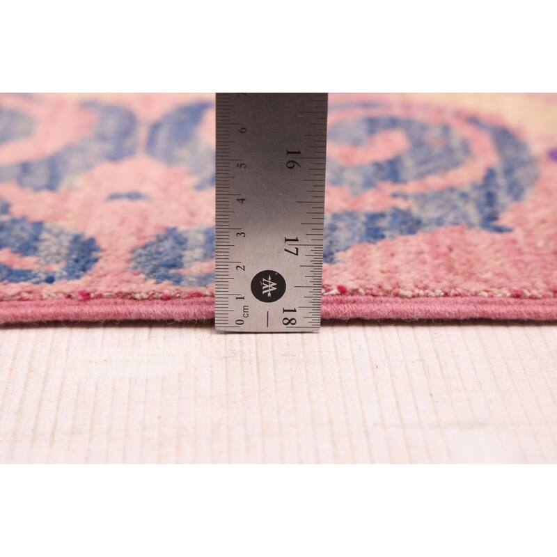 ECARPETGALLERY Hand-knotted Signature Collection Violet Wool Rug - 9'0 x 12'2