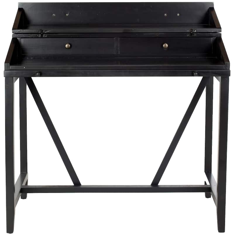 SAFAVIEH Kathryne Dark Walnut Writing Desk