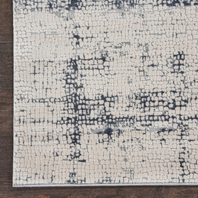 Rustic Textures Vintage Abstract Modern Area Rug