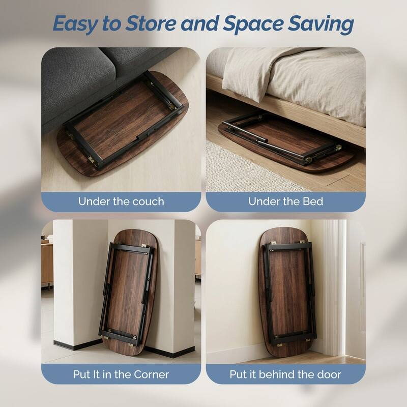 Foldable Coffee Table with no Storage for living room