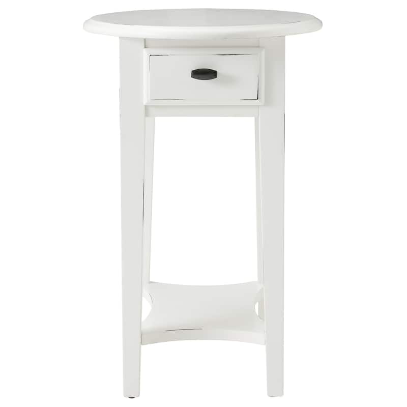 Hardwood Oval Side Table