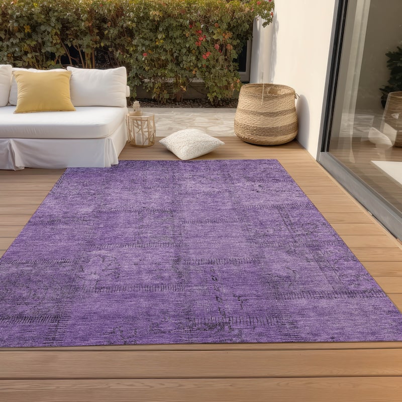 Machine Washable Indoor/ Outdoor Chantille Boho Moroccan Rug