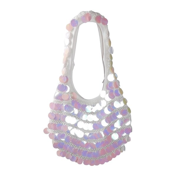 sequin hobo bag