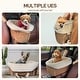 preview thumbnail 4 of 24, WOWMAX Small Dog Car Seat for Center Console Pet Booster Seat for Car Cat Carrier