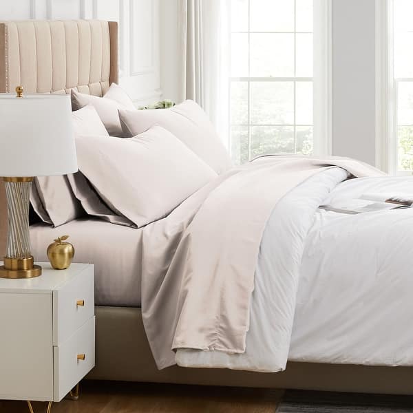 Vilano Comfort Deep Pocket Ultra-Soft 6-piece Bed Sheet Set - Bone - Queen