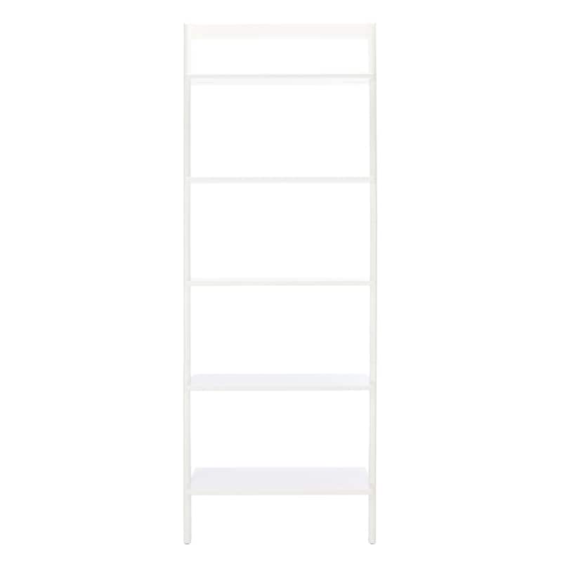 SAFAVIEH Vukica 5-Tier Leaning Etagere Bookcase - 27.6" W x 14" L x 76" H - 28Wx14Dx76H