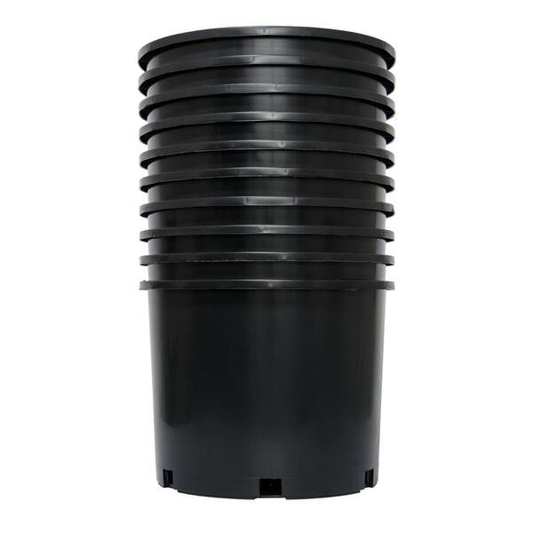 Pro Cal 7 Gallon Wide Rim Durable Plastic Plant Nursery Pot, 5 Pack - 10 -  Bed Bath & Beyond - 35461068