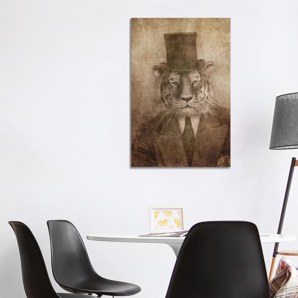 iCanvas "Sir Tiger" by Terry Fan Canvas Print