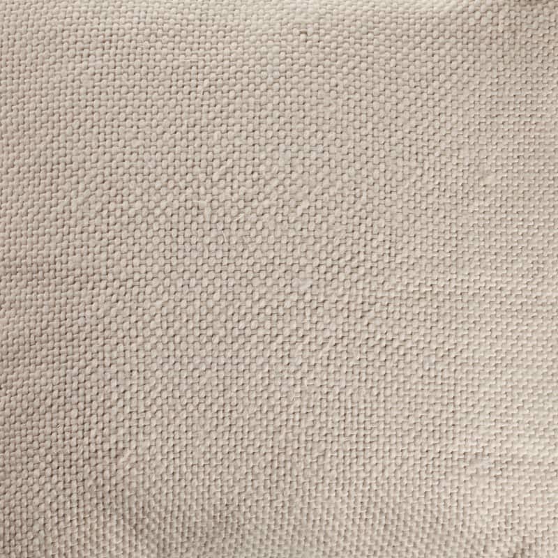 Sevita Natural Light Cream Solid Throw Pillow