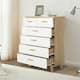 Modern 6 Drawer Chest, Wood Chest Of Drawers Storage Cabinet