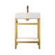Option Brushed Gold / White