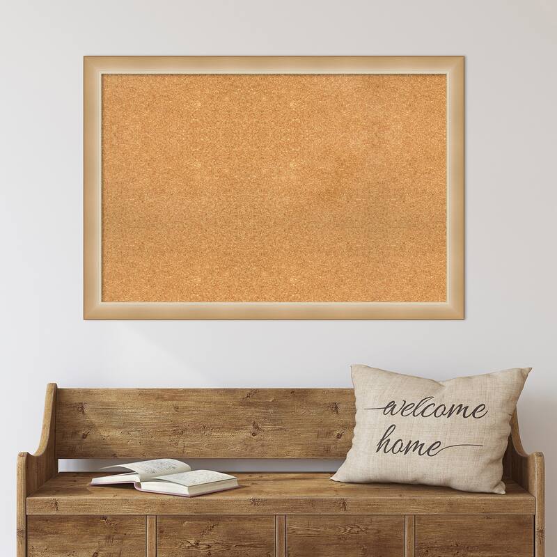Eva Narrow Framed Cork Bulletin Memo Board