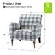 preview thumbnail 22 of 43, HULALA HOME Mandan 29.5" Wide Farmhouse Accent Armchair with Solid Wood Legs