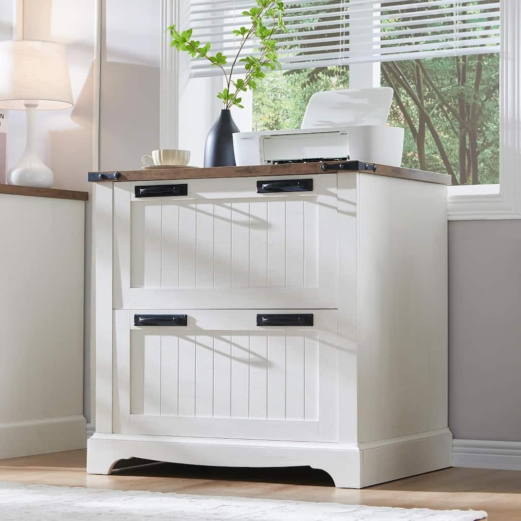 Farmhouse File Cabinet, Wood Filing Cabinets, Office Storage Cabinet