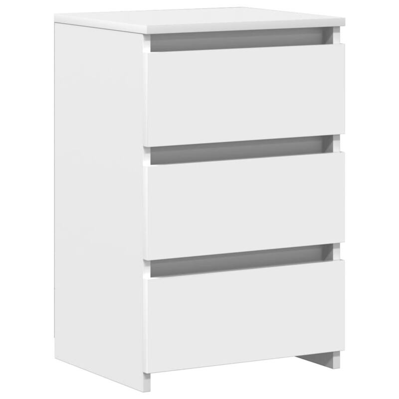 vidaXL Bed Cabinet Set of 2 Engineered Wood