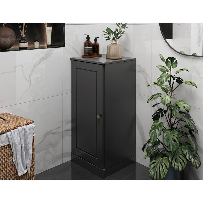 Palace Imports Solid Wood Bathroom Storage Cabinet, Raised Panel Door, Adjustable Shelves