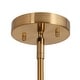 preview thumbnail 9 of 9, Modern 8-Light Large Black Gold Sputnik Chandelier Metal Pendant Lights for Dining Room - 48" D x 12" H