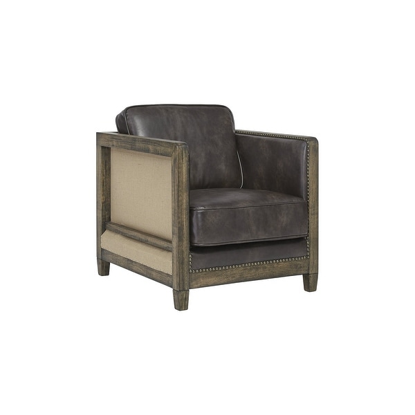 Copeland Casual Brown Accent Chair - 27"W x 30"D x 33"H. Opens flyout.