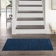 preview thumbnail 133 of 183, Nourison Essentials Solid Contemporary Indoor/ Outdoor Area Rug 3' x 5' - Midnight Blue