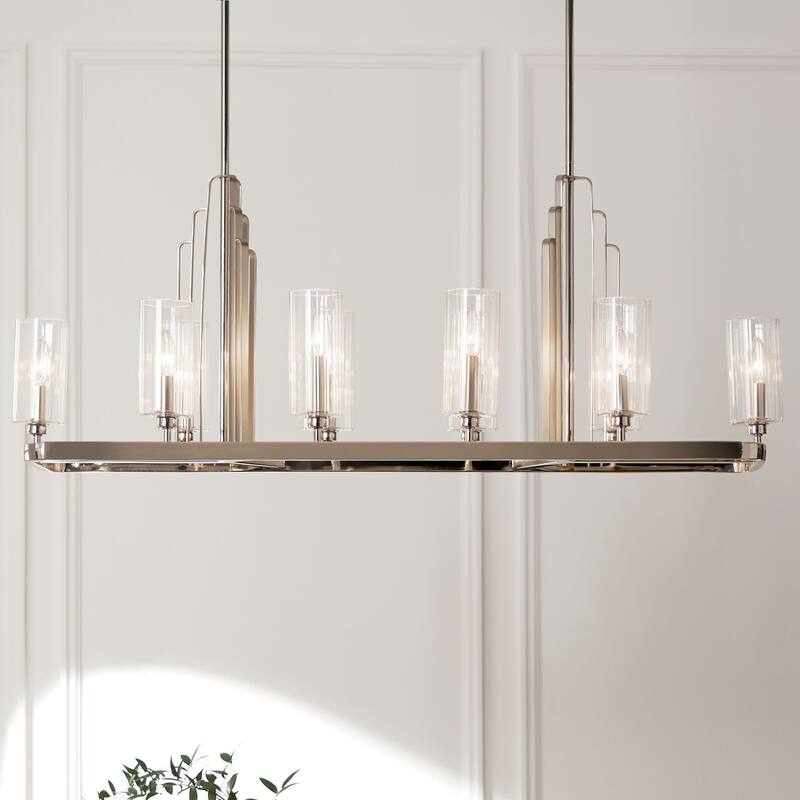 Kichler 52413 Kimrose 10 Light 45" Wide Linear Chandelier
