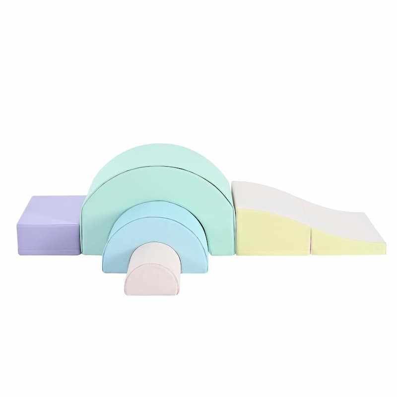 5-Piece Kids Climbing Toys for Toddlers - Foam Climbing Blocks for Babies, Indoor Active Play Structure