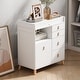 preview thumbnail 3 of 36, Storage Dresser Chest w/Changing Station for Infant Kids Bedroom White 33.5"X39" - White