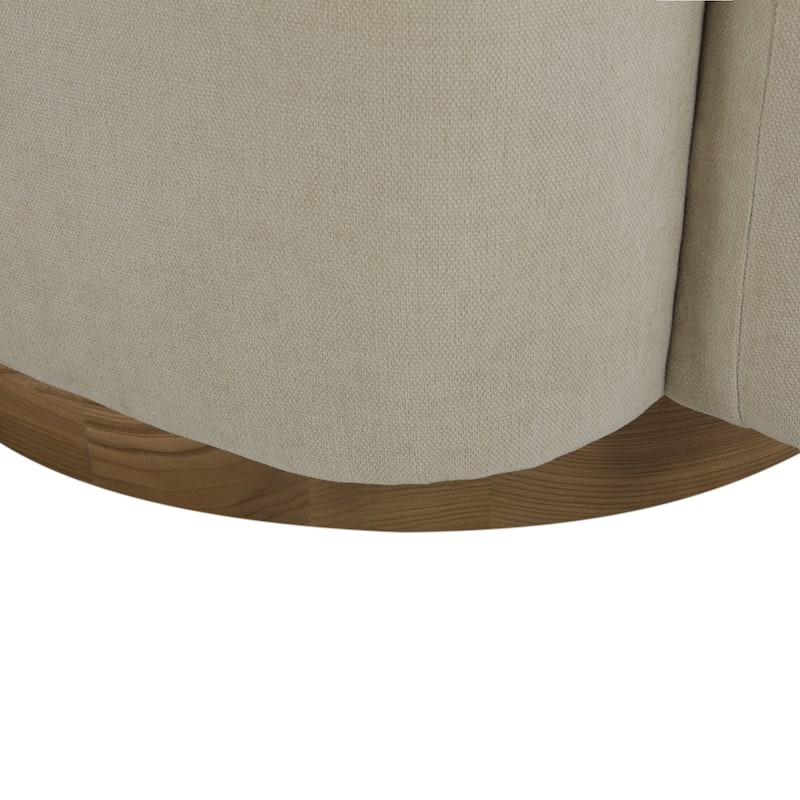 Spruce & Spring Ray Modern Swivel Accent Barrel Chairs