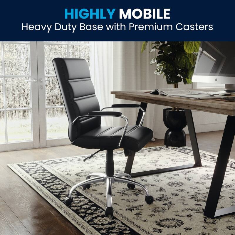 Mid-back LeatherSoft Executive Swivel Office Chair