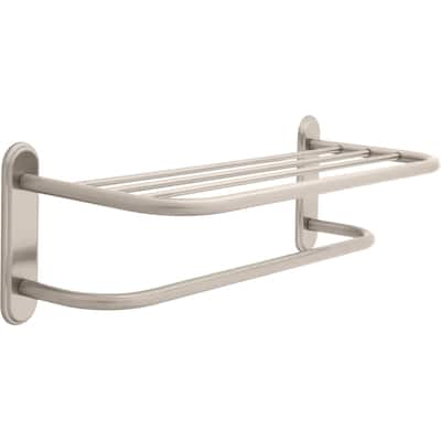 Delta Commercial 24" Towel Shelf with Towel Bar and Concealed Mounting