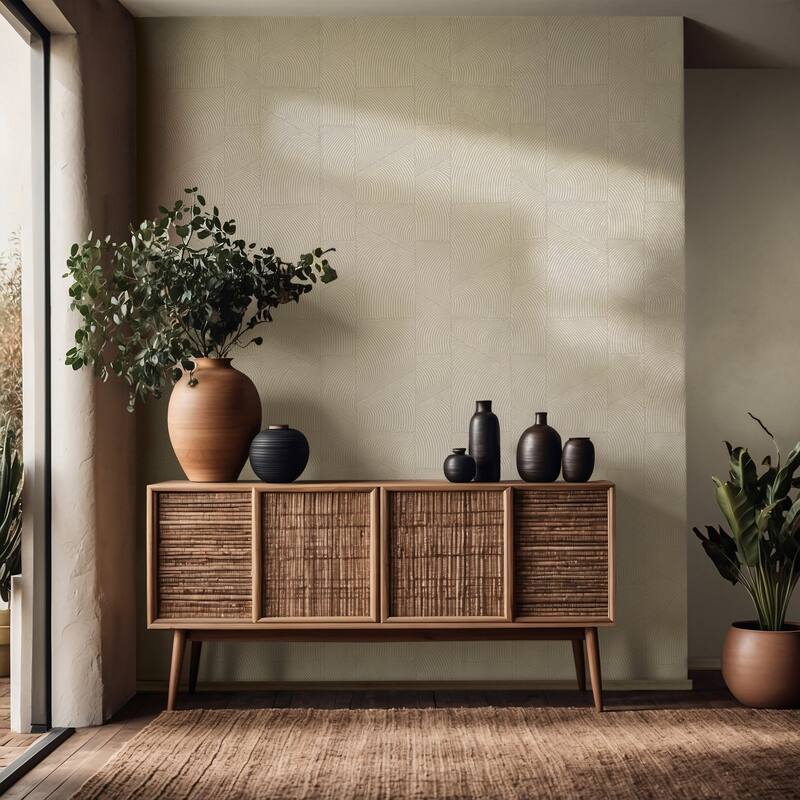 Galerie Wallcoverings Terra Collection Abstract Stone Glitter Finish Clay on Non-woven Wallpapr Roll