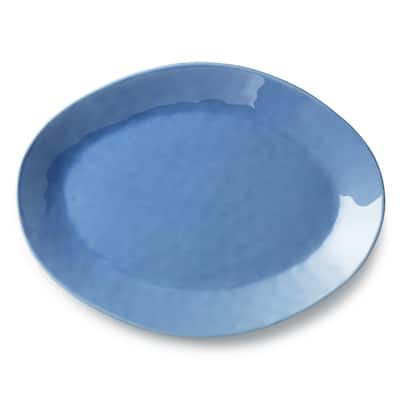 Certified International Cloudy Sky Oval Platter 16in x 12in - 16"W x 12"D x 1.5"H