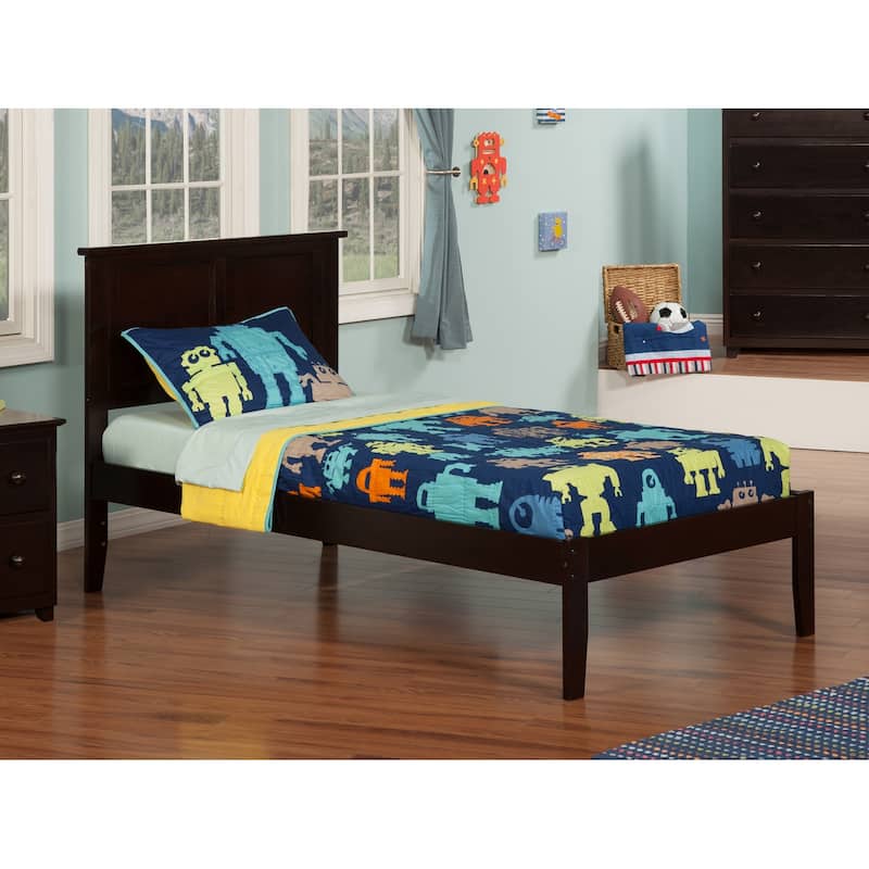 Platform Bed - Solid Hardwood Frame & Footboard - Sturdy & Stylish Design