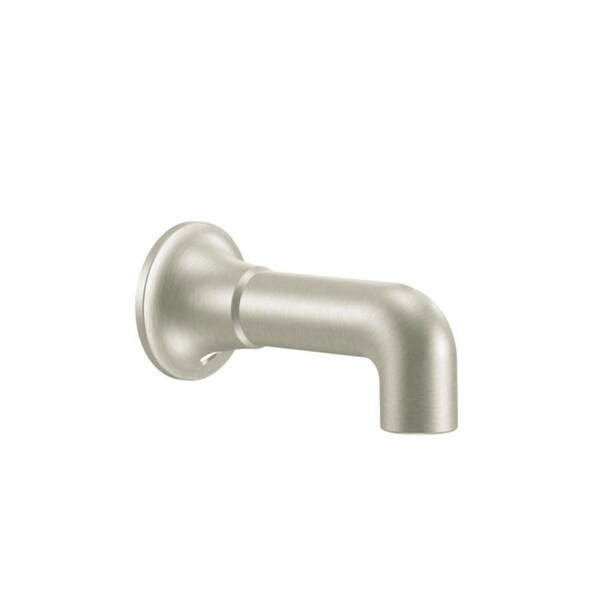 Moen S3842 7 1 4 Tub Spout With 1 2 Slip Fit Connection From The Icon Collection Less Diverter