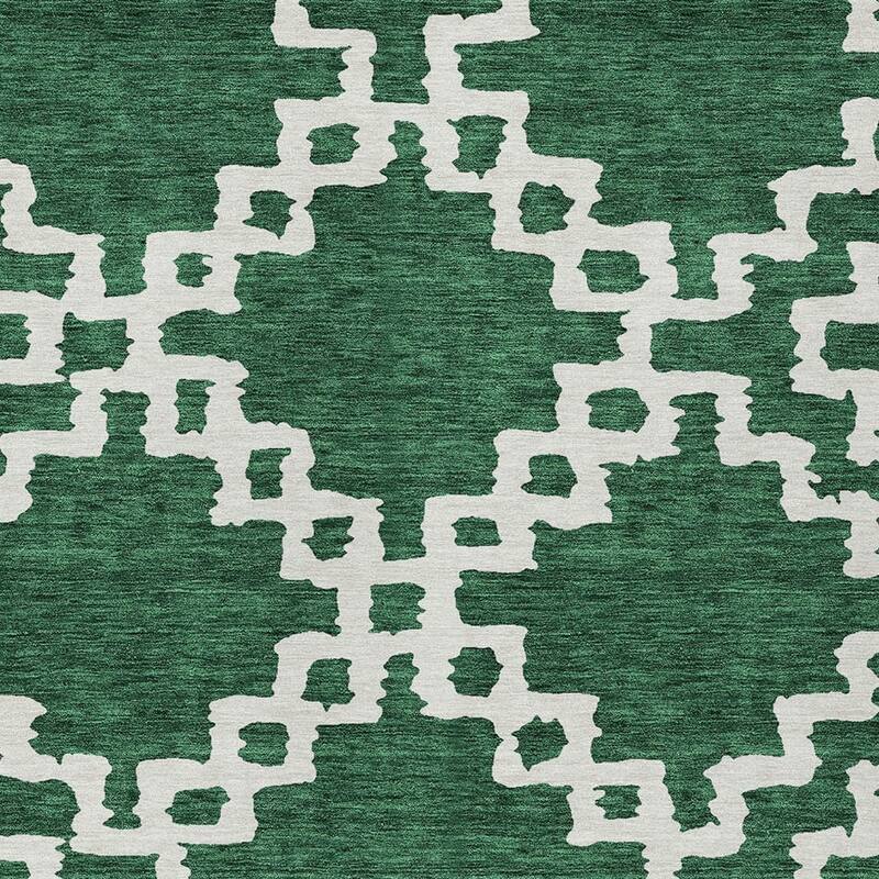HomeRoots Geometric Transitional Rectangle Outdoor Rug