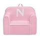 preview thumbnail 1 of 1, Delta Children Personalized Monogram Cozee Chair - Customize with Letter N