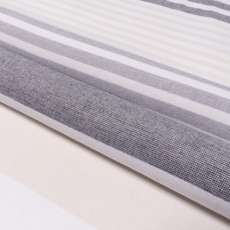 Superior Roxy Stripe Fouta Beach Towel with Tassels - 35" x 68"