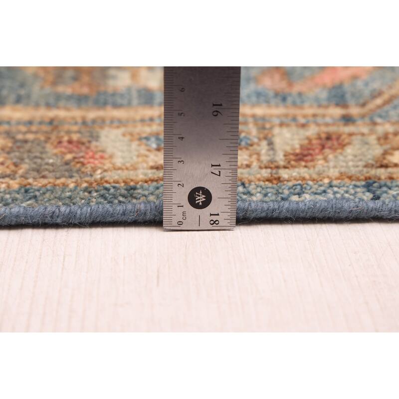 ECARPETGALLERY Hand-knotted Jules Serapi Navy Wool Rug - 8'9 x 11'9