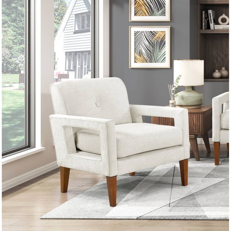 Comfortable Armchair with Advanced Upholstery and Sturdy Construction for Stylish Living - Beige