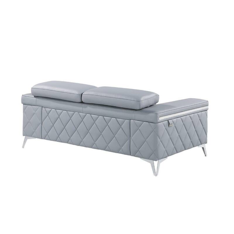 HomeRoots Two Piece Blue Four Person Seating Set