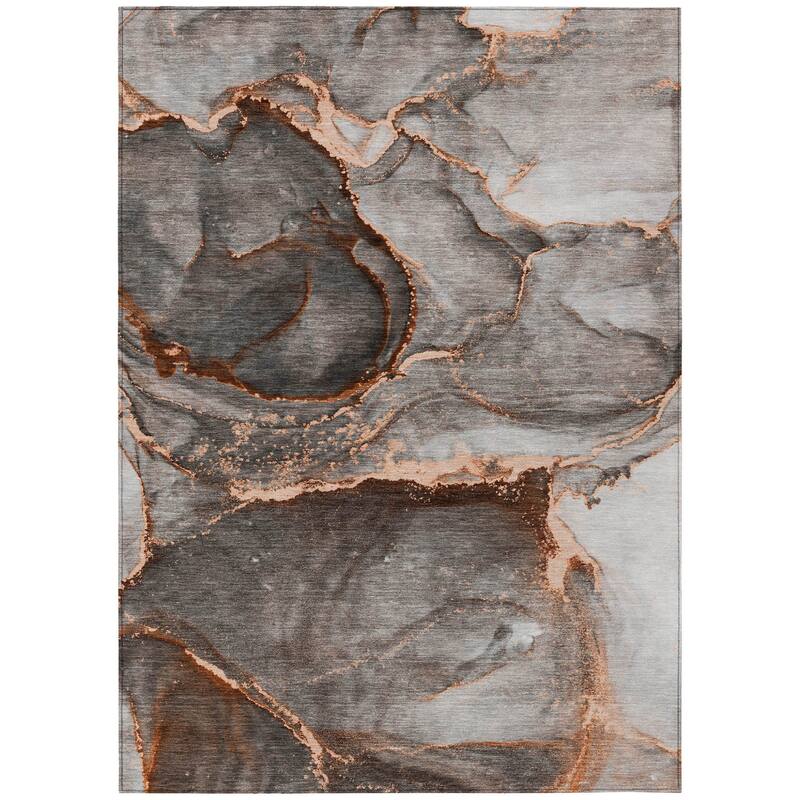 Altona Artistic Abstract Weather Resistant Current & Stylish Runner Outdoor Rug