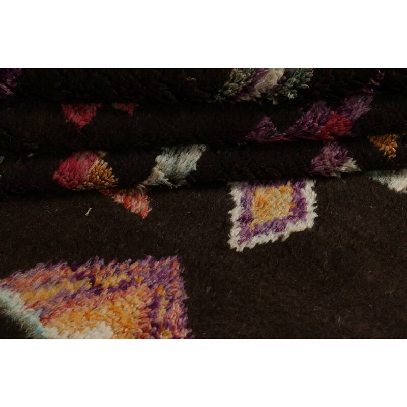 Tribal Oriental Moroccan Dining Room Area Rug Wool Hand-knotted Carpet - 9'0" x 11'6"