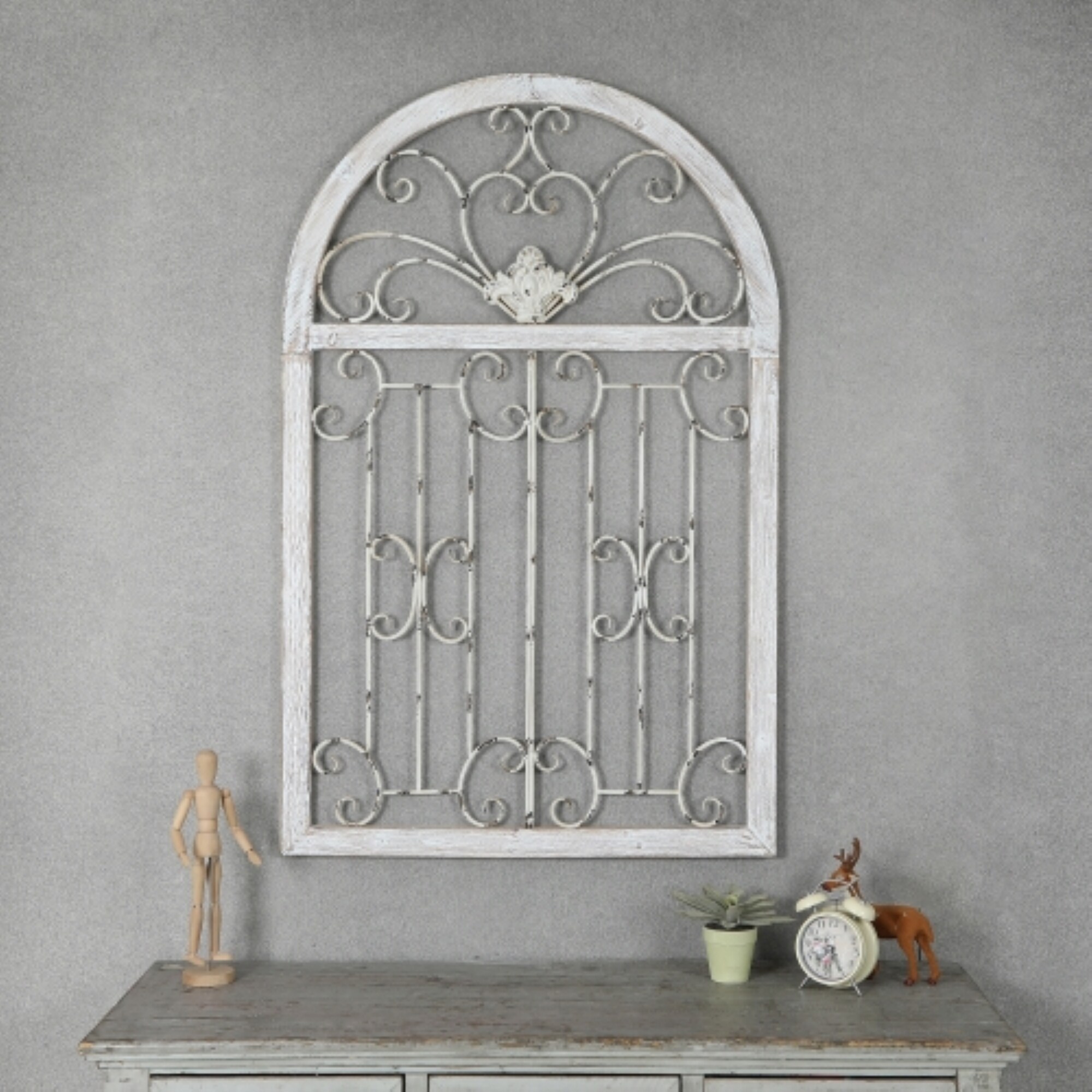 Shop Metal Window Scroll Wall Decor On Sale Overstock 21943894
