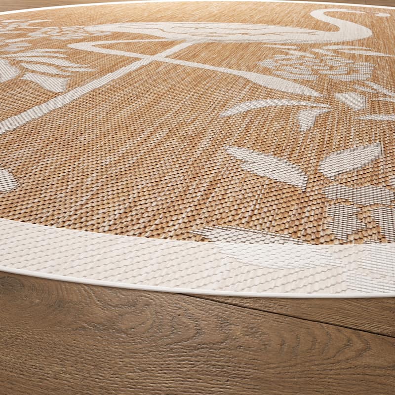 Isola Tropical Indoor/Outdoor Area Rug by Porch & Den