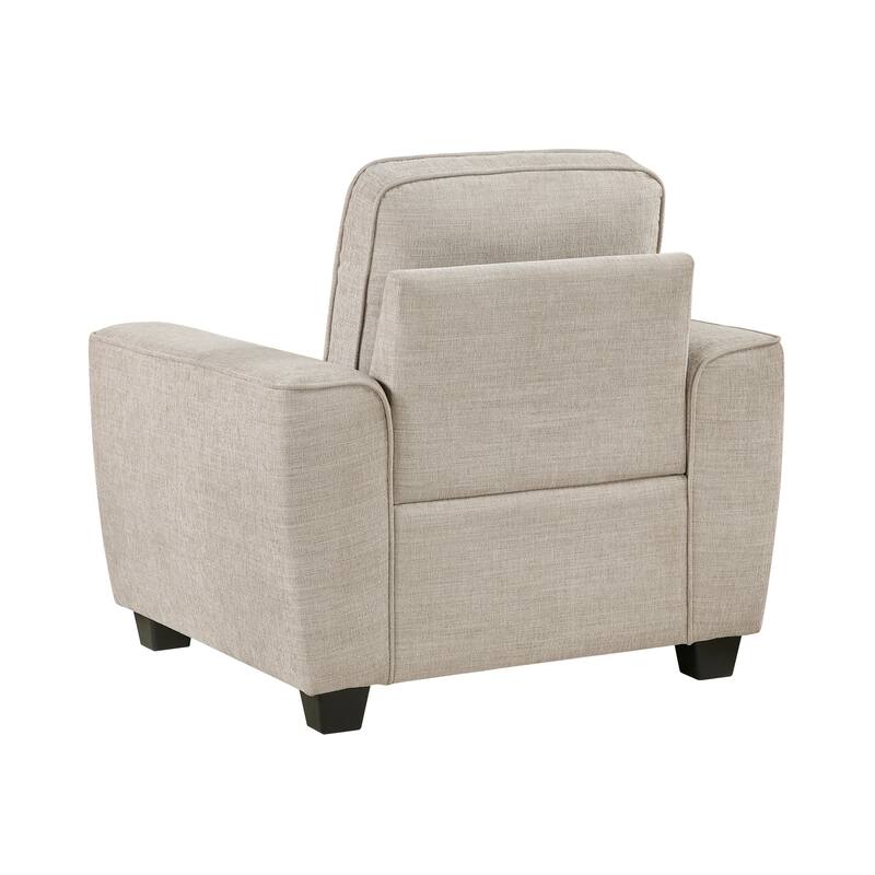 Orson 40" Chenille Accent Chair - Removable Cushion Covers