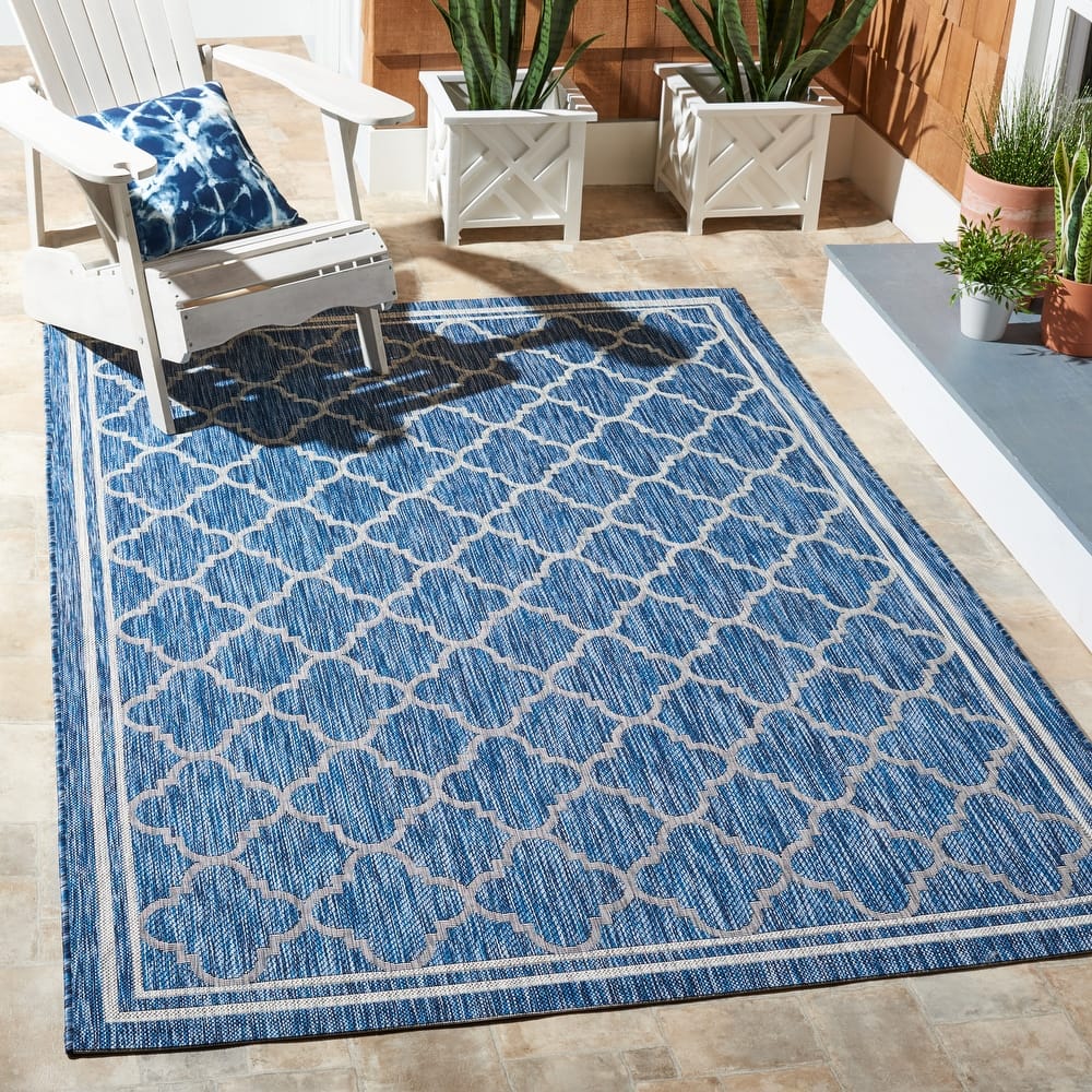 SAFAVIEH Courtyard Kamini Indoor/ Outdoor Waterproof Patio Backyard Rug