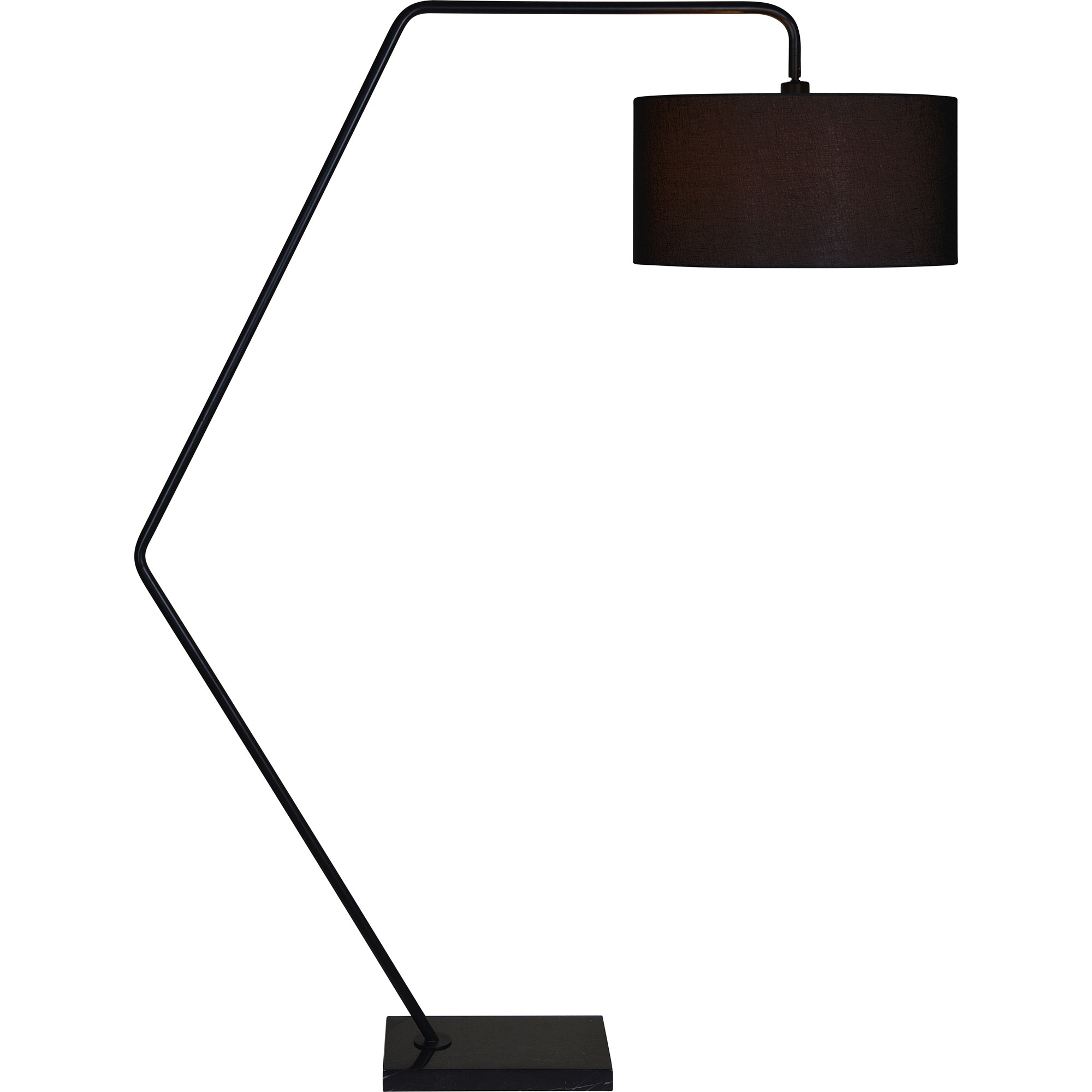 Renwil Penelin 65.25" Length Floor Lamp, Black