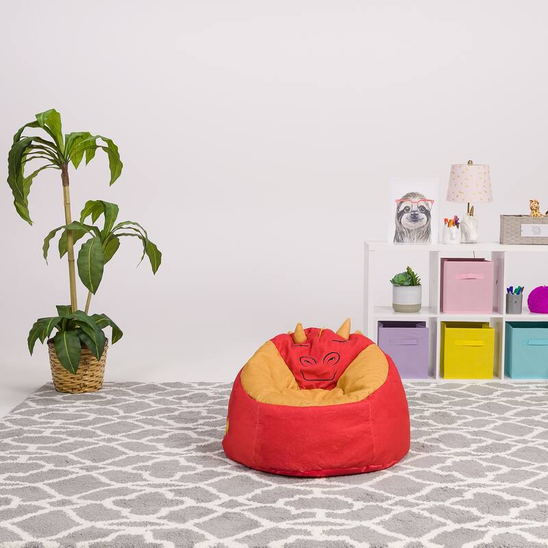 Bean Bag, Soft and Cozy Animal Bean Bag Chair - Child Proof Closure